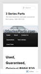 Mobile Screenshot of 3seriesparts.com